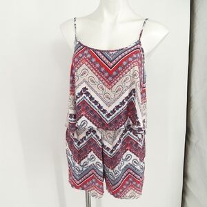 JOE BENBASSET FLORAL ROMPER SIZE LARGE